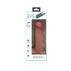 7 Inch Dual Density Realistic Silicone Dildo with Balls Beige