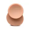 9 Inch Dual Density Realistic Silicone Dildo with Balls Beige