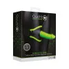 Glow in the Dark Thigh Strap-On Harness with 5 inch Dildo Green