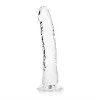 8 Inch RealRock Clear Suction Cup Dildo