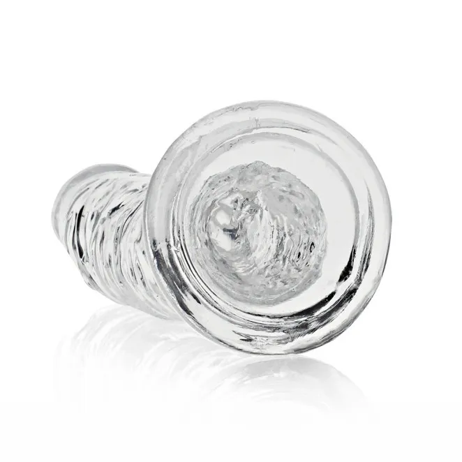 8 Inch RealRock Clear Suction Cup Dildo