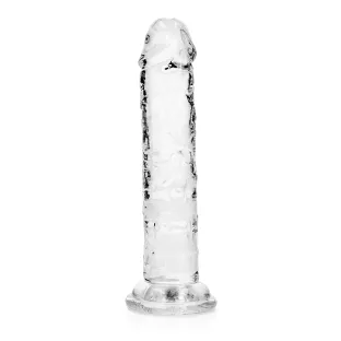 6 Inch RealRock Clear Suction Cup Dildo
