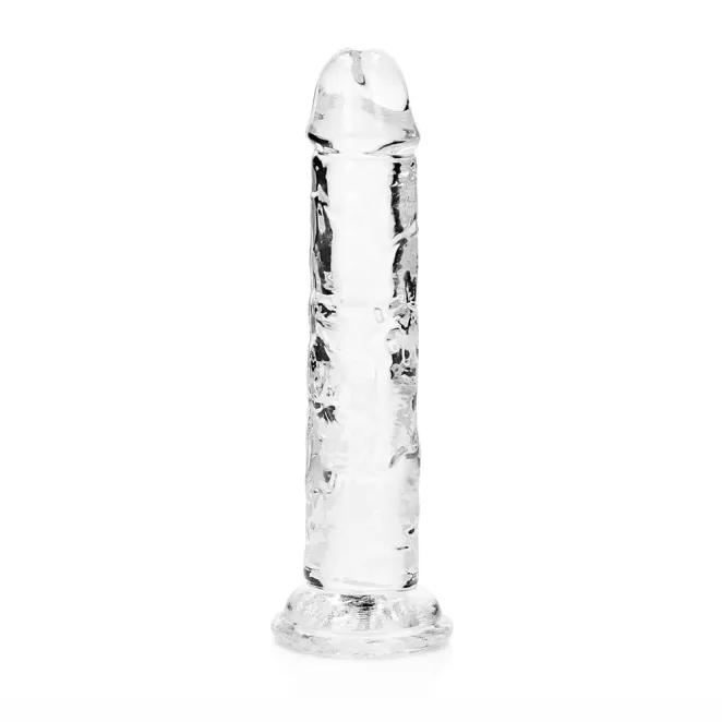 6 Inch RealRock Clear Suction Cup Dildo