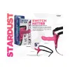 Stardust Switch Hitter Silicone Strap-On Dildo with Harness 5 in. Pink Stardust Switch Hitter Silicone Strap-On Dildo with Harness 5 in. Pink