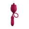 Thrusting Bullet & Flicking Tongue Rose Vibrator