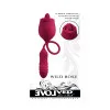Thrusting Bullet & Flicking Tongue Rose Vibrator