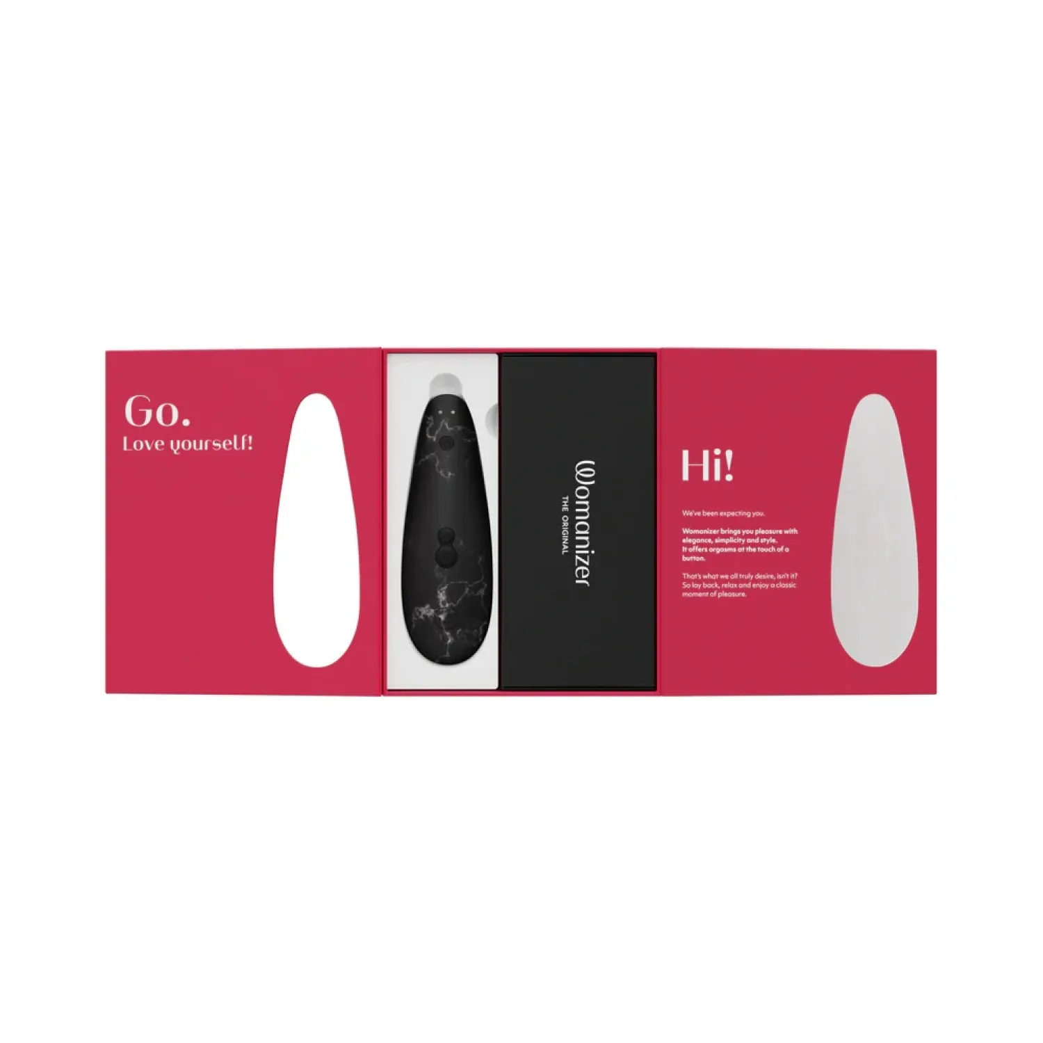 Womanizer Marilyn Monroe Pleasure Air Clitoral Stimulator Black Marble