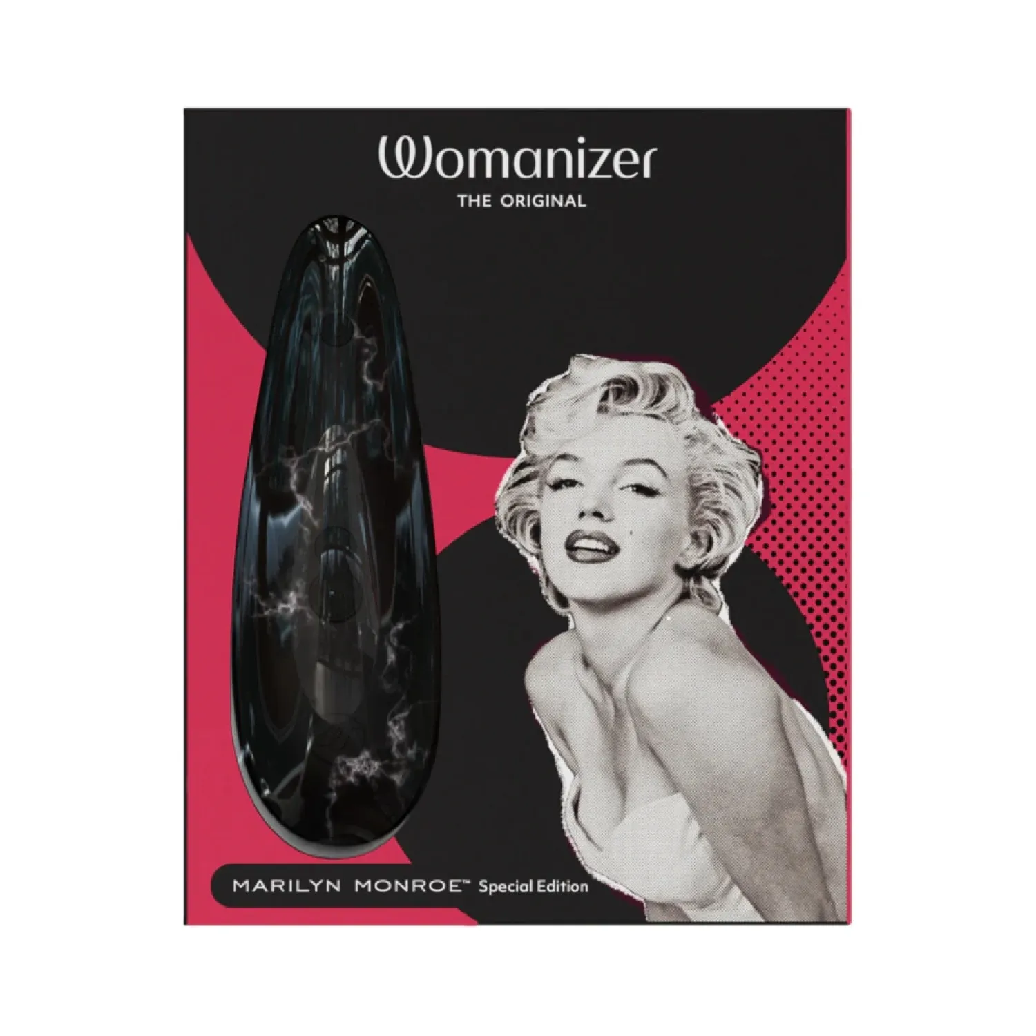 Womanizer Marilyn Monroe Pleasure Air Clitoral Stimulator Black Marble
