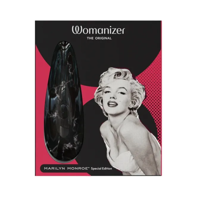 Womanizer Marilyn Monroe Pleasure Air Clitoral Stimulator Black Marble