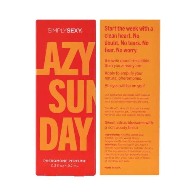 Simply Sexy Pheromone Perfume Lazy Sunday 0.3 oz.