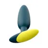 Anal ROMP Bass Silicone Vibrating Butt Plug Green Anal ROMP Bass Silicone Vibrating Butt Plug Green
