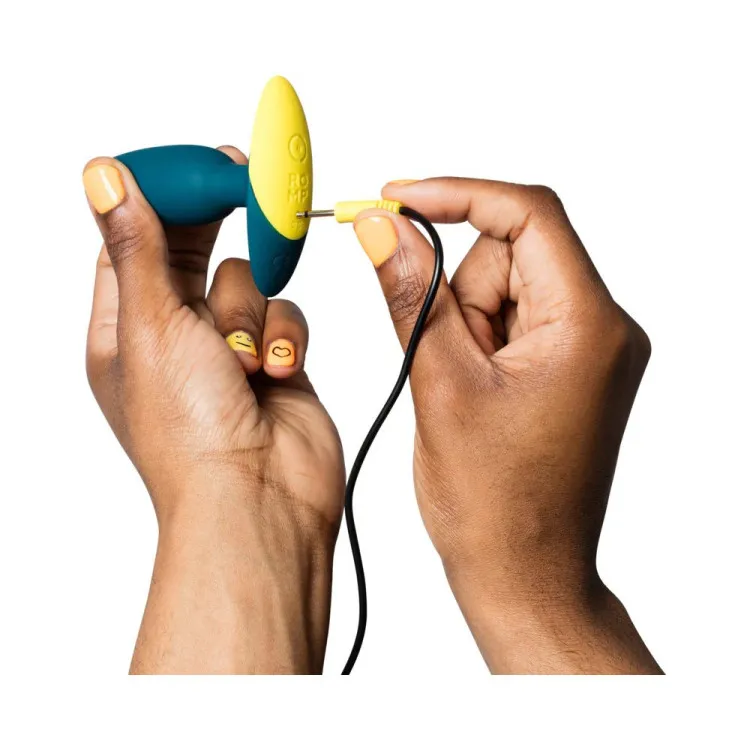 Anal ROMP Bass Silicone Vibrating Butt Plug Green Anal ROMP Bass Silicone Vibrating Butt Plug Green