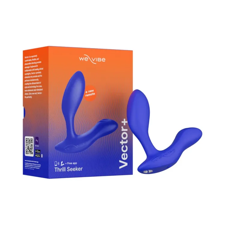 We-Vibe Vector+ Prostate Massager in Royal Blue We-Vibe Vector+ Prostate Massager in Royal Blue