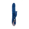 Thrusting Silicone Rabbit Vibrator with Dual Rings