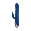 Thrusting Silicone Rabbit Vibrator with Dual Rings