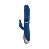 Thrusting Silicone Rabbit Vibrator with Dual Rings