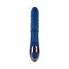Thrusting Silicone Rabbit Vibrator with Dual Rings