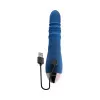 Thrusting Silicone Rabbit Vibrator with Dual Rings