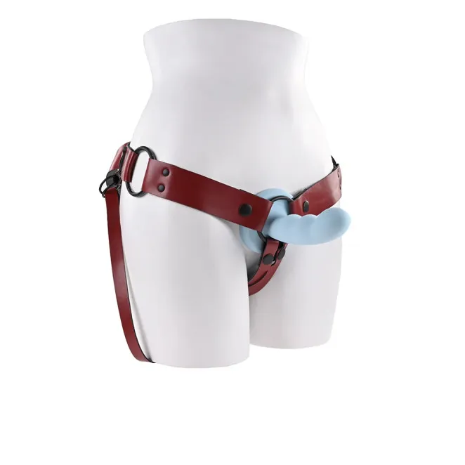 Sportsheets Saffron Monte Adjustable Strap-On Harness Red
