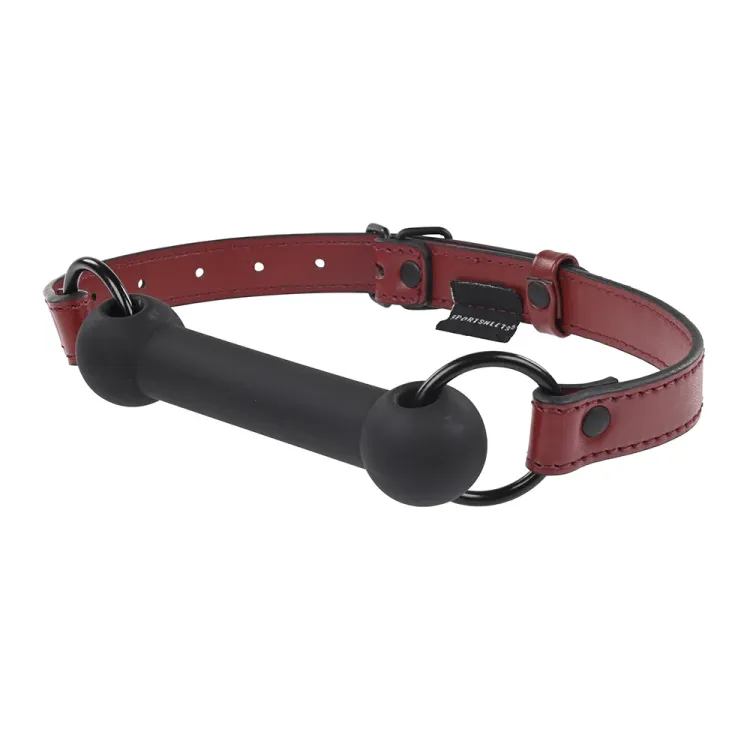 Saffron Silicone Bit Gag with Adjustable Buckle