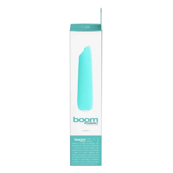 VeDO Boom Warming Silicone Slimline Vibrator Turquoise