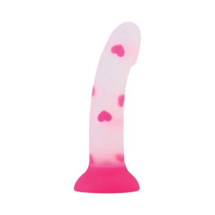 7 Inch Sweet Sex Sweetheart Bendable Silicone Dildo