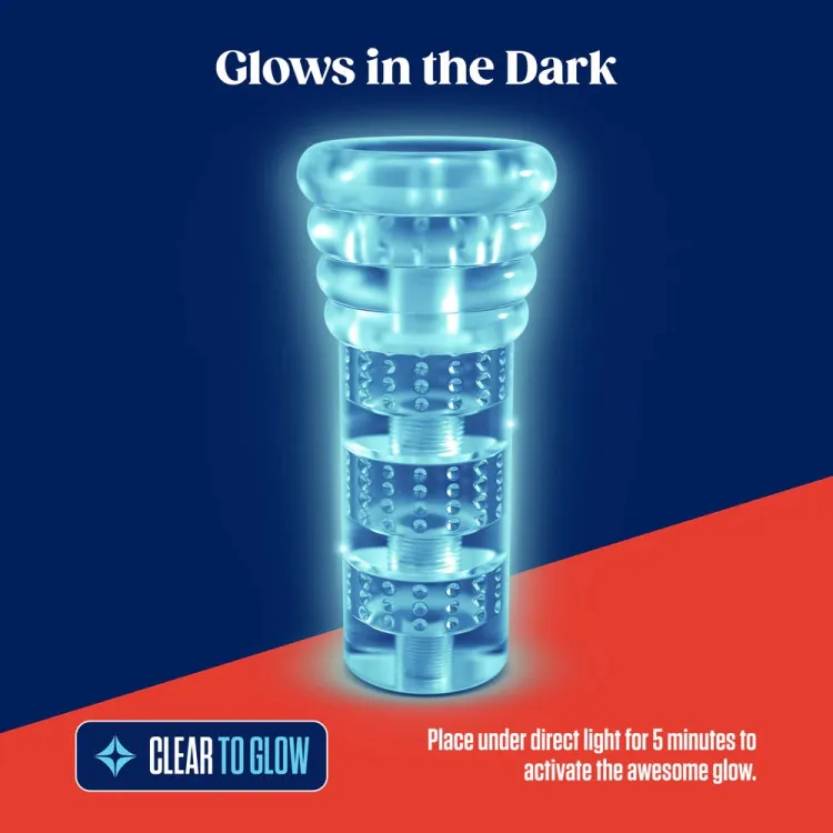 RIZE! Luz G.I.T.D. Self-Lubricating Stroker Clear