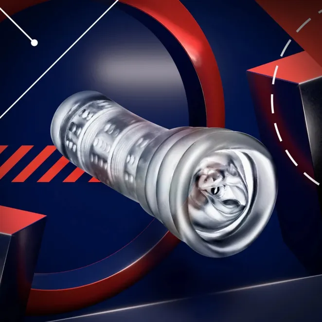 RIZE! Luz G.I.T.D. Self-Lubricating Stroker Clear