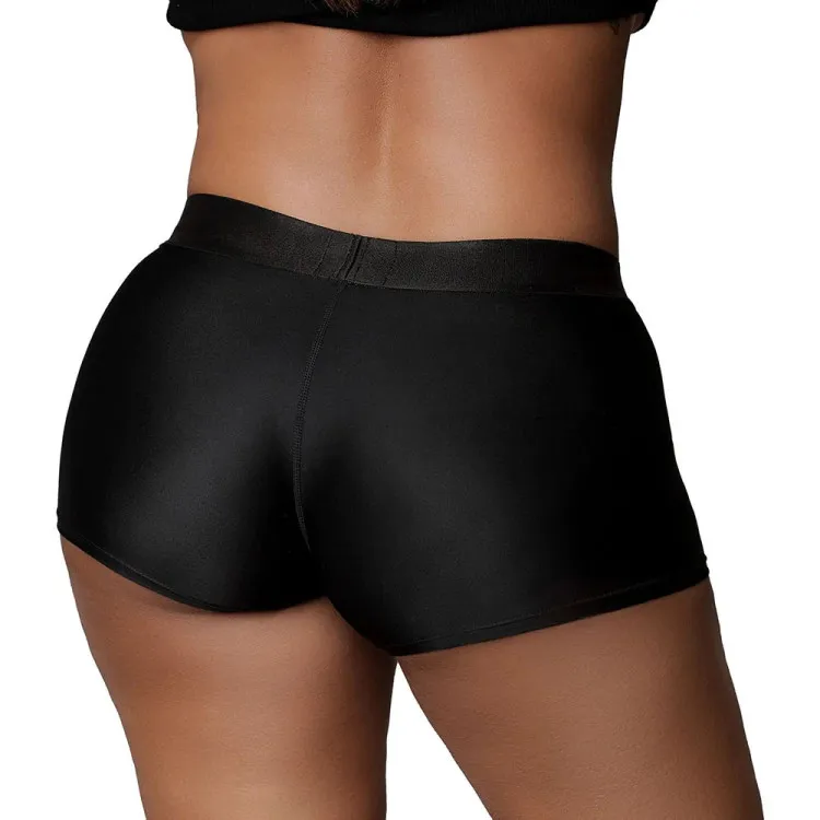 Vibrating Strap-on Boxer Black Vibrating Strap-on Boxer Black