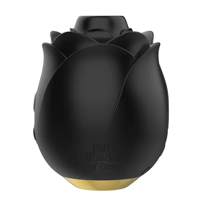 Fifty Shades of Grey Black Rose Silicone Clitoral Suction Stimulator