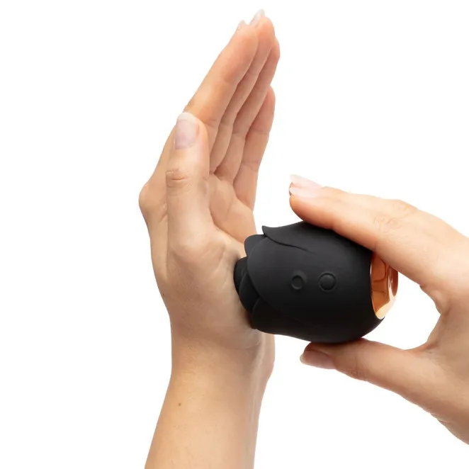 Fifty Shades of Grey Black Rose Silicone Clitoral Suction Stimulator