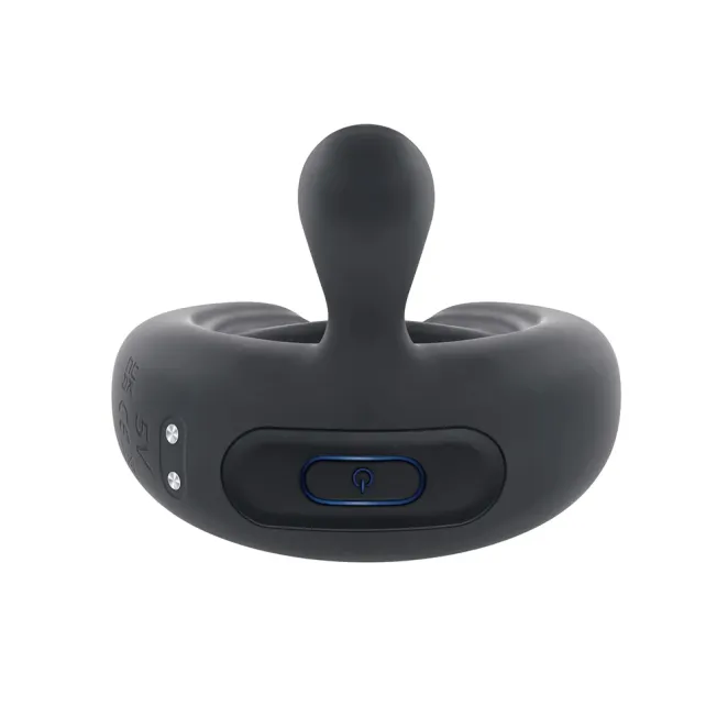 Playboy Triple Play Remote-Controlled Vibrating Cock Ring with Clit Stimulator