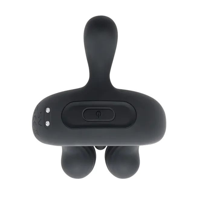 Playboy Triple Play Remote-Controlled Vibrating Cock Ring with Clit Stimulator