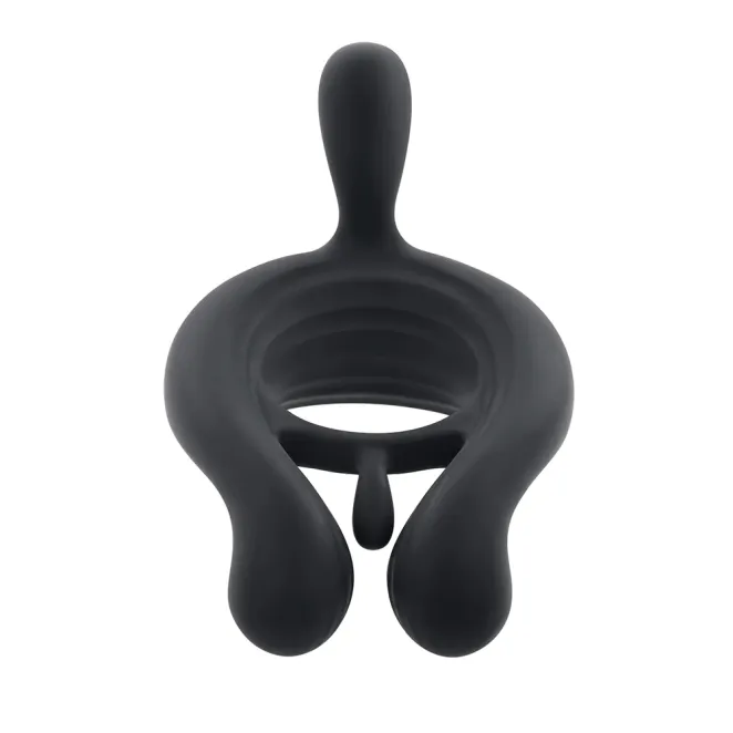 Playboy Triple Play Remote-Controlled Vibrating Cock Ring with Clit Stimulator