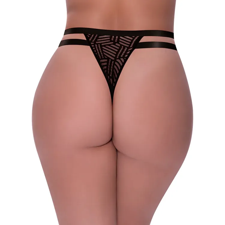 Magic Silk Rude Awakening Cheeky Panty Black