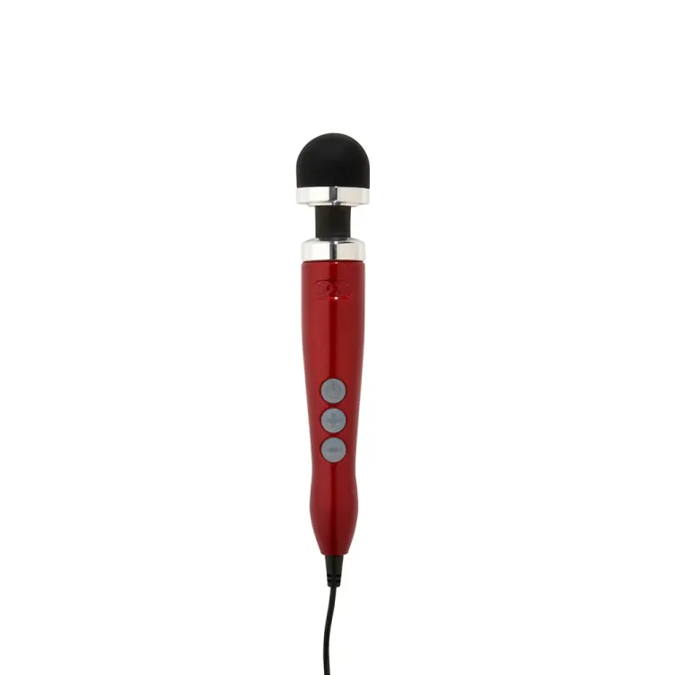 Doxy Die Cast 3 Compact Wand Massager Candy Red Doxy Die Cast 3 Compact Wand Massager Candy Red