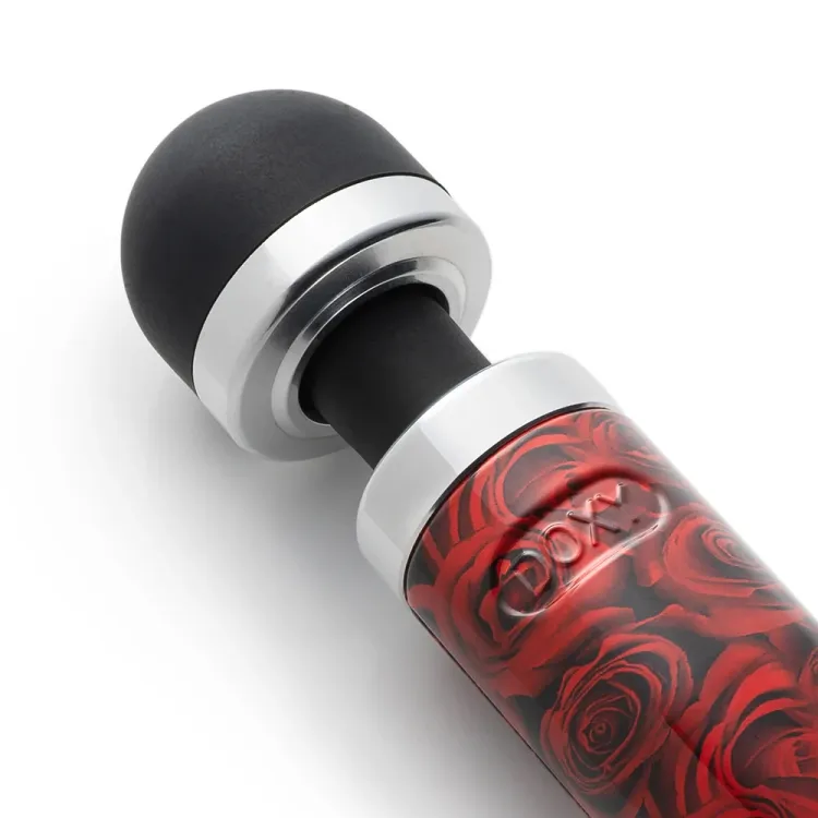 Doxy Die Cast 3 Compact Wand Vibrator Roses Doxy Die Cast 3 Compact Wand Vibrator Roses