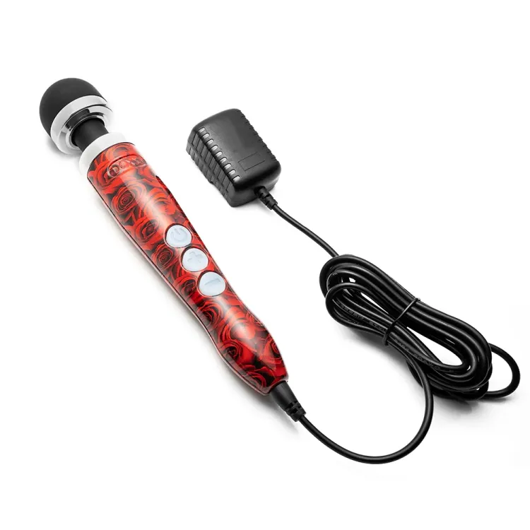 Doxy Die Cast 3 Compact Wand Vibrator Roses Doxy Die Cast 3 Compact Wand Vibrator Roses