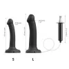 Strap-On-Me Squirting Cum Semi-Realistic Silicone Dildo Black S Strap-On-Me Squirting Cum Semi-Realistic Silicone Dildo Black S