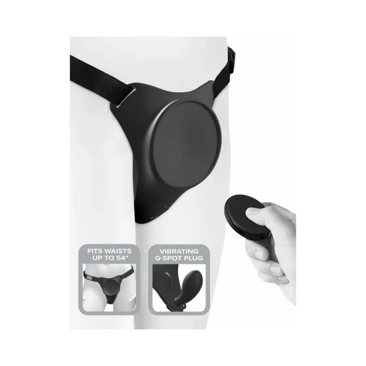 Body Dock G-Spot Pro Vibrating Strap-On Harness with Remote Body Dock G-Spot Pro Vibrating Strap-On Harness with Remote