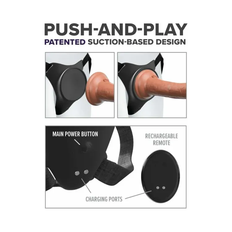 Body Dock G-Spot Pro Vibrating Strap-On Harness with Remote Body Dock G-Spot Pro Vibrating Strap-On Harness with Remote