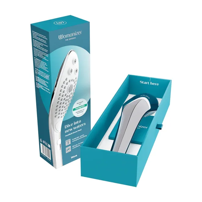 Womanizer X hansgrohe Wave Clitoral Stimulation Shower Head Chrome
