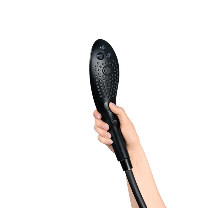 Womanizer X hansgrohe Wave Clitoral Stimulation Shower Head Black