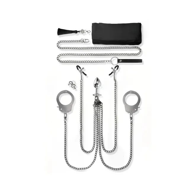 Nixie Metal Bondage 8-Pc Kit Silver