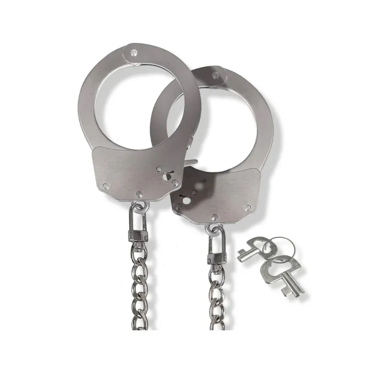 Nixie Metal Bondage 8-Pc Kit Silver Nixie Metal Bondage 8-Pc Kit Silver