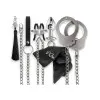 Nixie Metal Bondage 8-Pc Kit Silver Nixie Metal Bondage 8-Pc Kit Silver