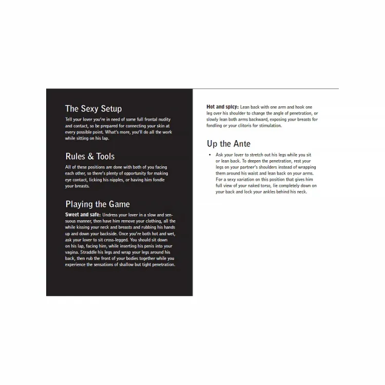 Sex Games Mini Book Sex Games Mini Book