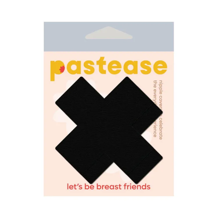 Pastease Crosses Pasties Black (86942) by Pastease | Pasties | SlipDix.com Pastease Crosses Pasties Black (86942) | SlipDix.com