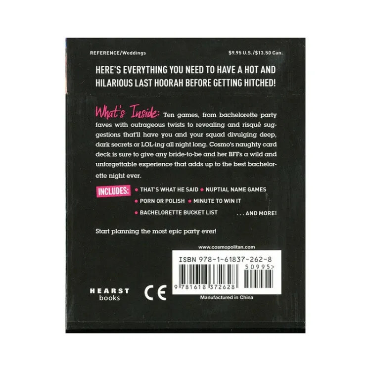 Cosmo's Bachelorette Party Games Cosmo's Bachelorette Party Games