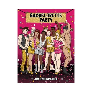 Bachelorette Party Adult Coloring Book Funny Girls Night Gift